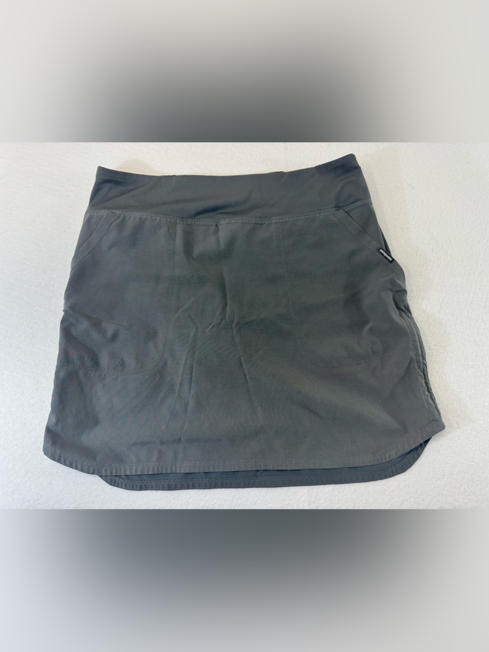 Patagonia Black and Gray Athletic Skort Womens Medium stretch golf tennis